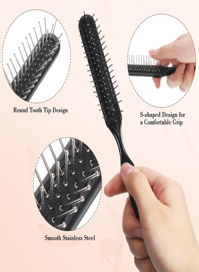 obeoby 3Pcs Wig Brush Comb Set, Loop Wig Brush Hair Extension Wide-Tooth and Edge Combs for Human Wigs and Synthetic Extension - Image 4